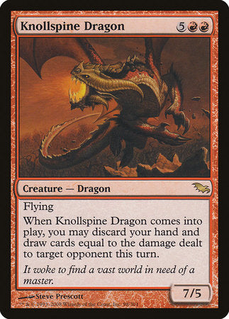 Knollspine Dragon [Shadowmoor] | The Clever Kobold