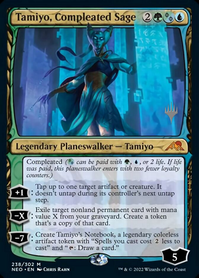 Tamiyo, Compleated Sage (Promo Pack) [Kamigawa: Neon Dynasty Promos] | The Clever Kobold