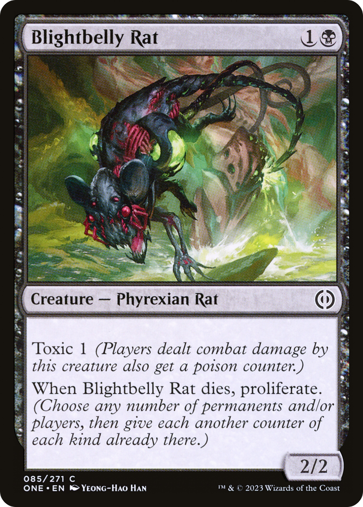 Blightbelly Rat [Phyrexia: All Will Be One] | The Clever Kobold