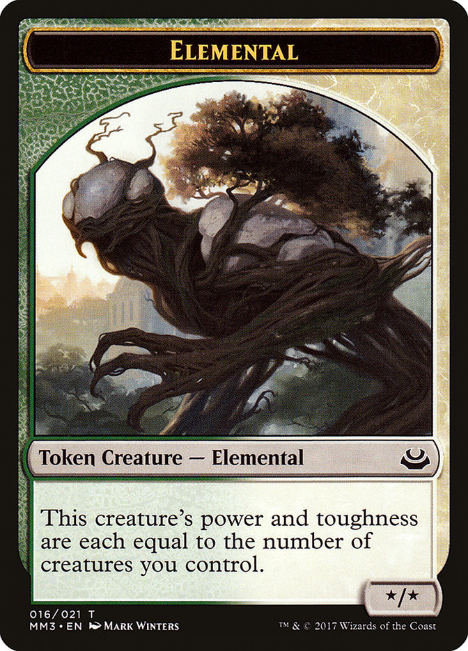 Elemental [Modern Masters 2017 Tokens] | The Clever Kobold