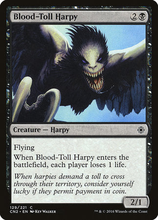 Blood-Toll Harpy [Conspiracy: Take the Crown] | The Clever Kobold