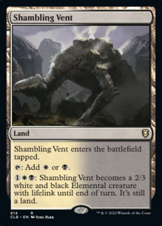 Shambling Vent [Commander Legends: Battle for Baldur's Gate] | The Clever Kobold