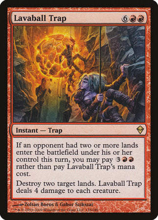 Lavaball Trap [Zendikar] | The Clever Kobold