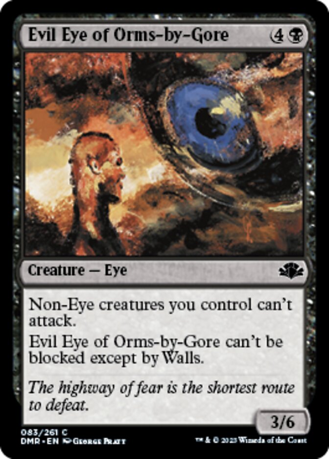 Evil Eye of Orms-by-Gore [Dominaria Remastered] | The Clever Kobold