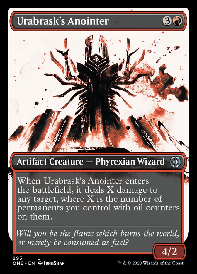 Urabrask's Anointer (Showcase Ichor) [Phyrexia: All Will Be One] | The Clever Kobold