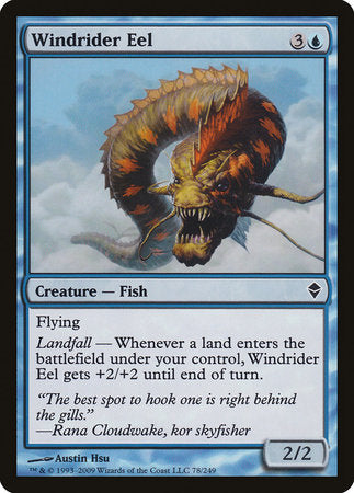 Windrider Eel [Zendikar] | The Clever Kobold