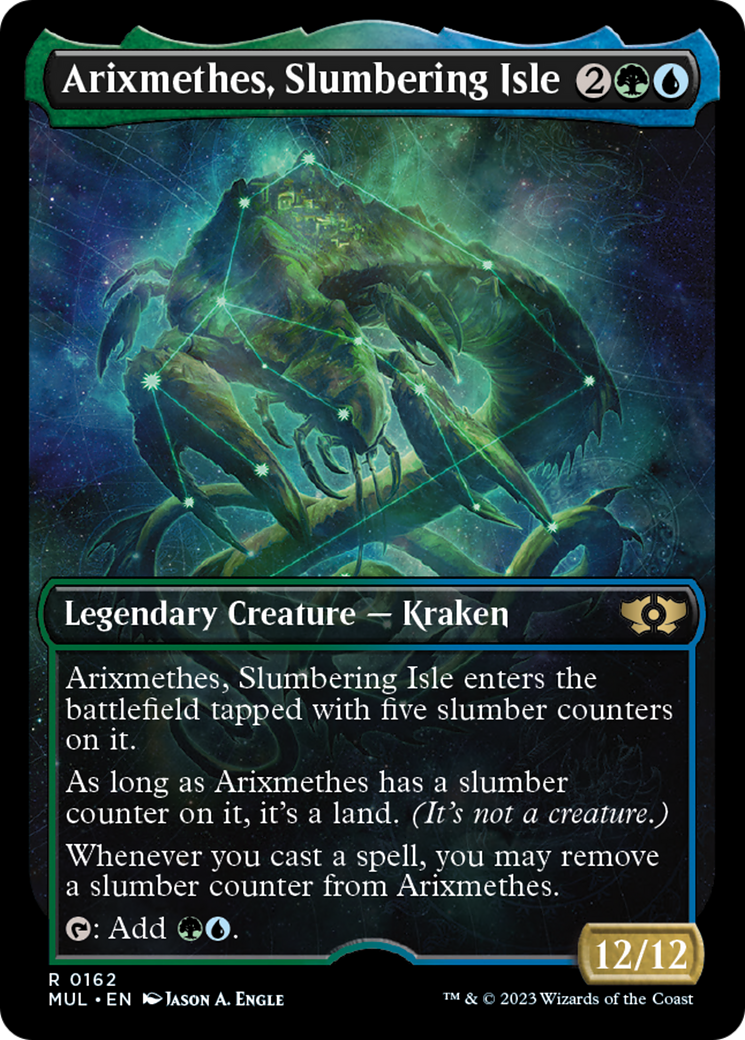 Arixmethes, Slumbering Isle (Halo Foil) [Multiverse Legends] | The Clever Kobold