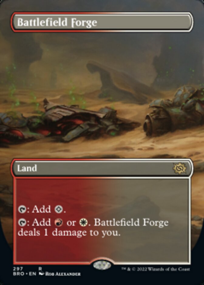 Battlefield Forge (Borderless Alternate Art) [The Brothers' War] | The Clever Kobold