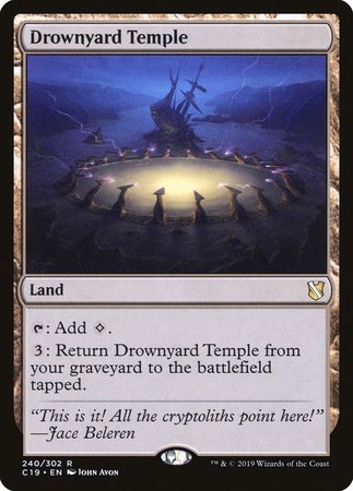 Drownyard Temple [Commander 2019] | The Clever Kobold