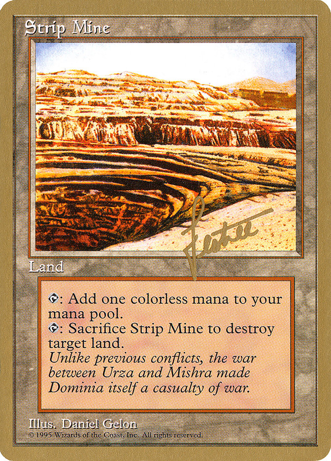 Strip Mine (Bertrand Lestree) [Pro Tour Collector Set] | The Clever Kobold