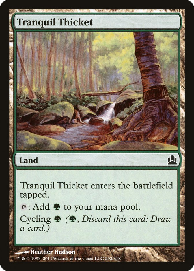 Tranquil Thicket [Commander 2011] | The Clever Kobold