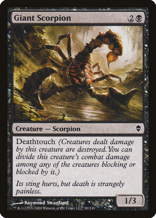 Giant Scorpion [Zendikar] | The Clever Kobold