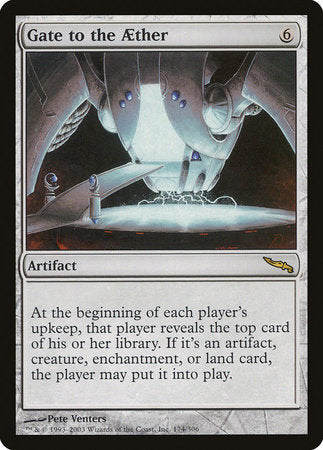 Gate to the Aether [Mirrodin] | The Clever Kobold