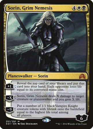 Sorin, Grim Nemesis [Shadows over Innistrad] | The Clever Kobold