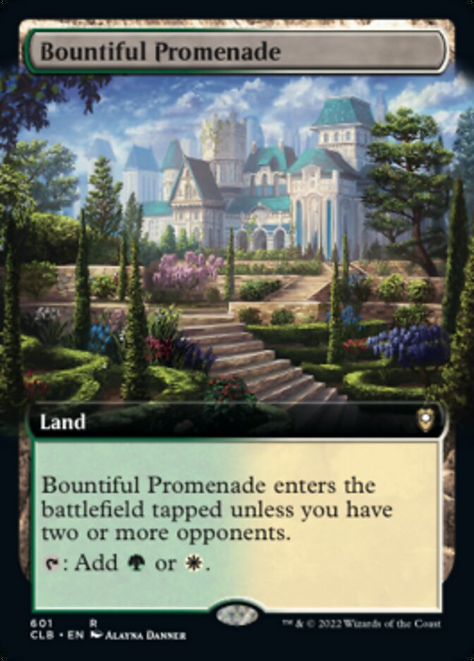 Bountiful Promenade (Extended Art) [Commander Legends: Battle for Baldur's Gate] | The Clever Kobold