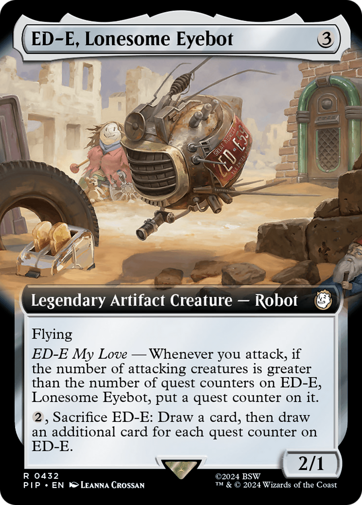 ED-E, Lonesome Eyebot (Extended Art) [Fallout] | The Clever Kobold