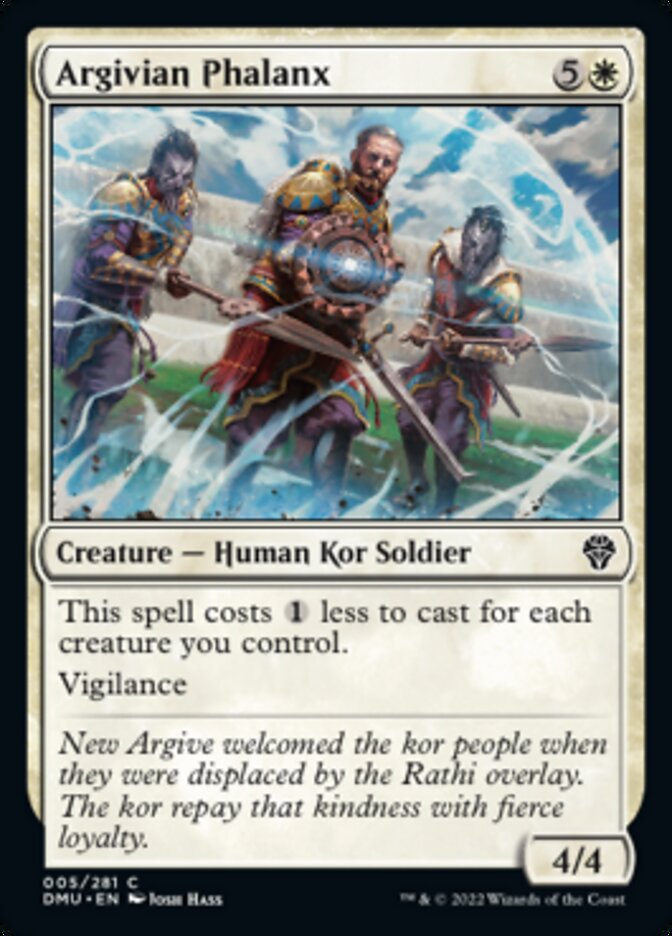 Argivian Phalanx [Dominaria United] | The Clever Kobold