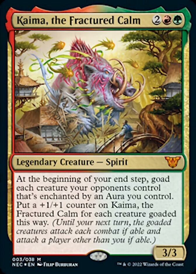 Kaima, the Fractured Calm [Kamigawa: Neon Dynasty Commander] | The Clever Kobold