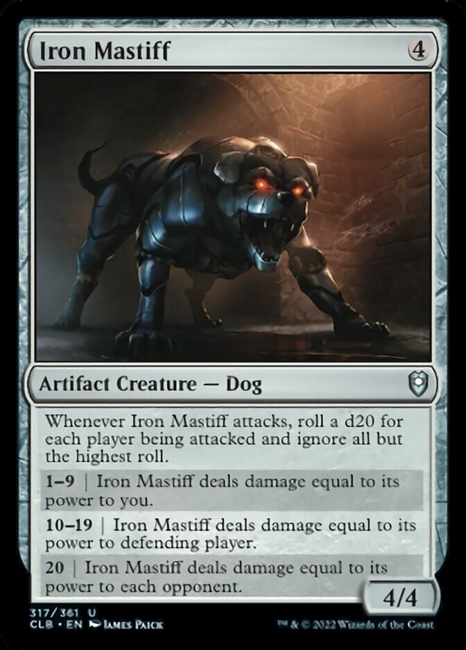 Iron Mastiff [Commander Legends: Battle for Baldur's Gate] | The Clever Kobold