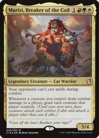 Marisi, Breaker of the Coil [Commander 2019] | The Clever Kobold