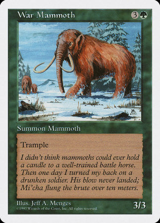 War Mammoth [Fifth Edition] | The Clever Kobold