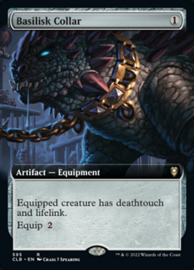 Basilisk Collar (Extended Art) [Commander Legends: Battle for Baldur's Gate] | The Clever Kobold