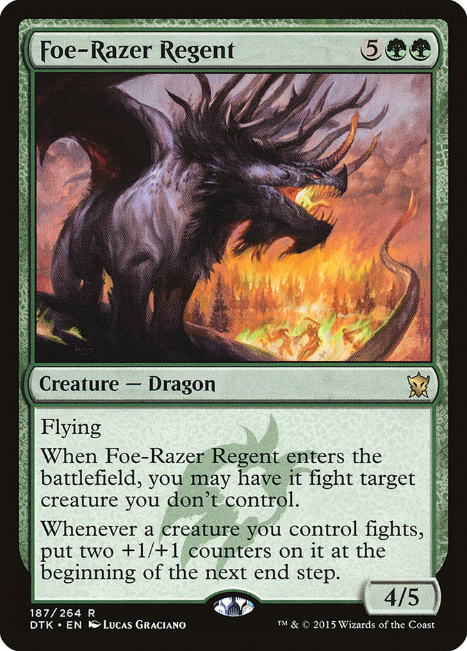 Foe-Razer Regent [Dragons of Tarkir] | The Clever Kobold