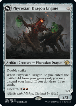Phyrexian Dragon Engine [The Brothers' War] | The Clever Kobold