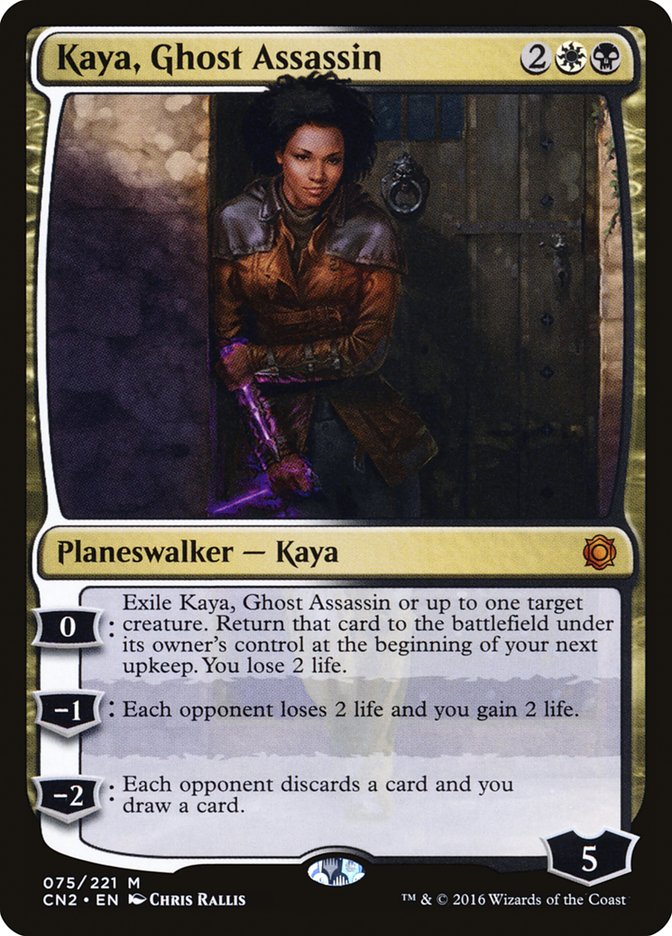Kaya, Ghost Assassin (075/221) [Conspiracy: Take the Crown] | The Clever Kobold