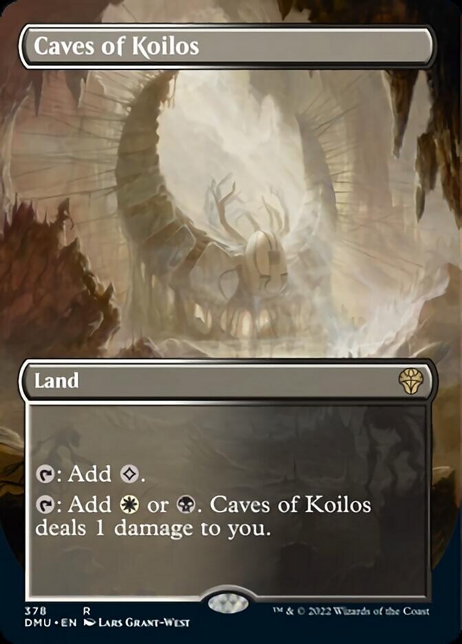 Caves of Koilos (Borderless Alternate Art) [Dominaria United] | The Clever Kobold