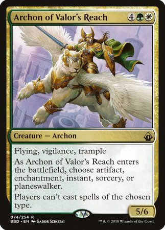 Archon of Valor's Reach [Battlebond] | The Clever Kobold