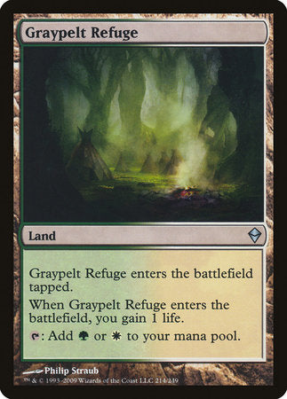 Graypelt Refuge [Zendikar] | The Clever Kobold