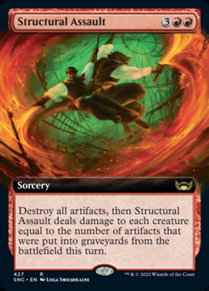 Structural Assault (Extended Art) [Streets of New Capenna] | The Clever Kobold