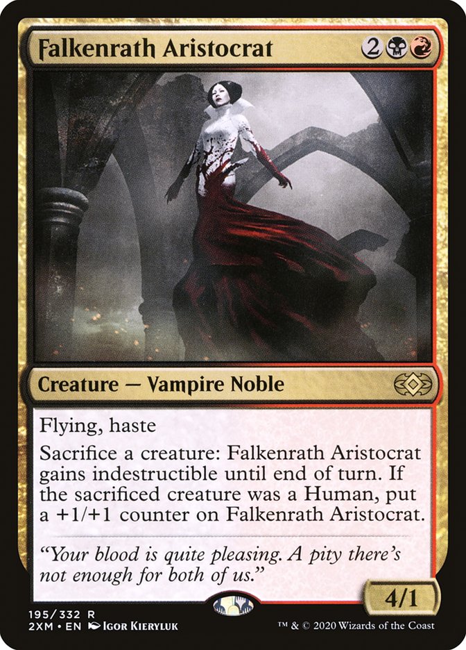 Falkenrath Aristocrat [Double Masters] | The Clever Kobold