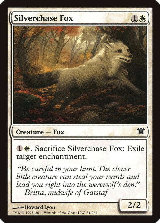 Silverchase Fox [Innistrad] | The Clever Kobold