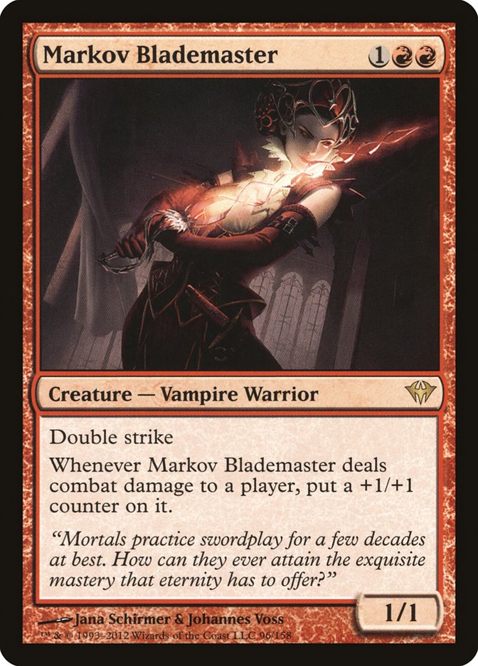 Markov Blademaster [Dark Ascension] | The Clever Kobold