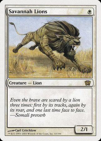 Savannah Lions [Eighth Edition] | The Clever Kobold