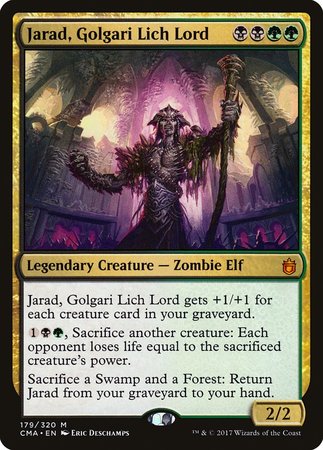 Jarad, Golgari Lich Lord [Commander Anthology] | The Clever Kobold