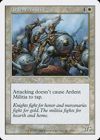 Ardent Militia [Seventh Edition] | The Clever Kobold