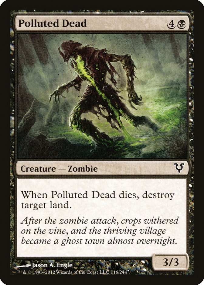 Polluted Dead [Avacyn Restored] | The Clever Kobold