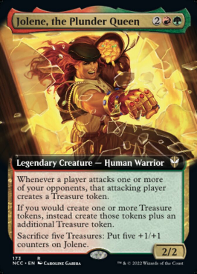 Jolene, the Plunder Queen (Extended Art) [Streets of New Capenna Commander] | The Clever Kobold