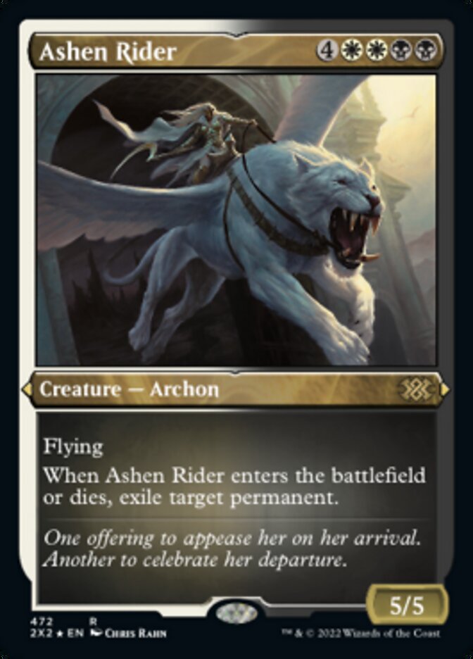 Ashen Rider (Foil Etched) [Double Masters 2022] | The Clever Kobold
