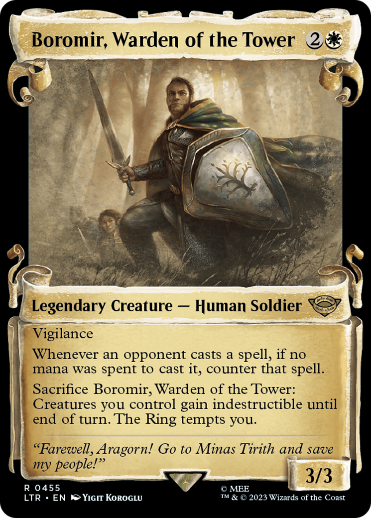 Boromir, Warden of the Tower [The Lord of the Rings: Tales of Middle-Earth Showcase Scrolls] | The Clever Kobold