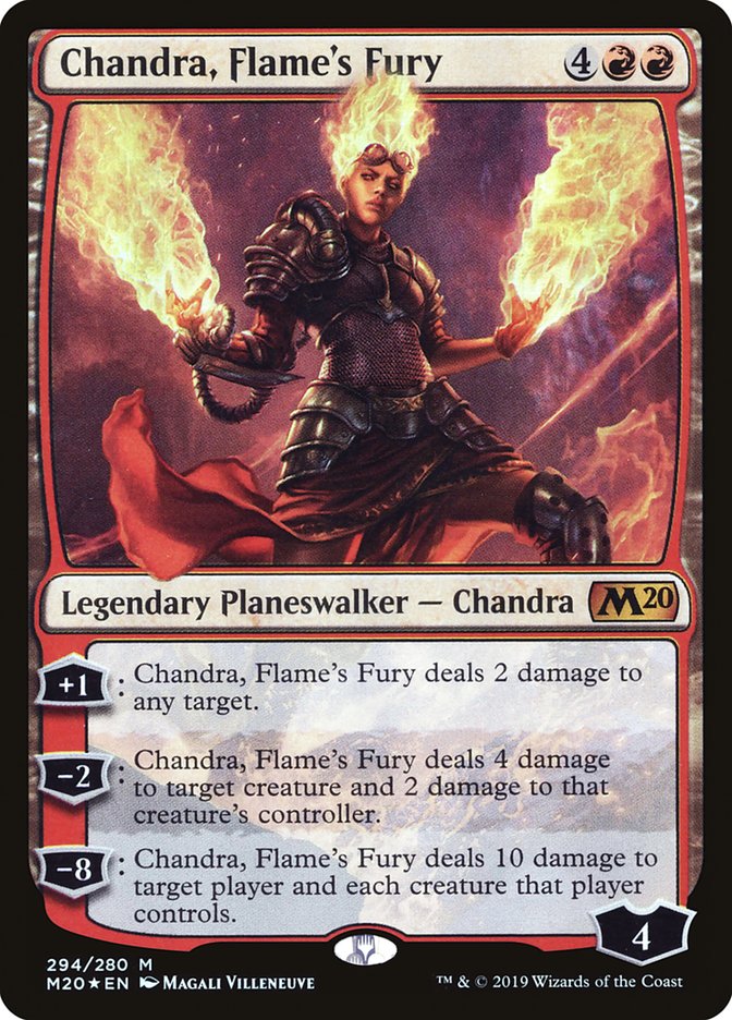 Chandra, Flame's Fury [Core Set 2020] | The Clever Kobold