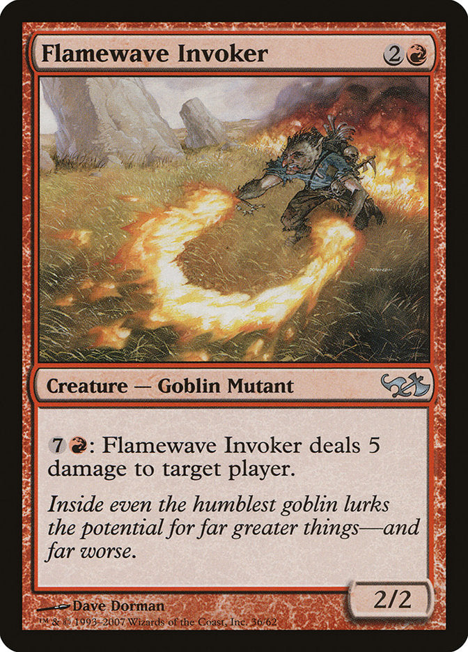 Flamewave Invoker [Duel Decks: Elves vs. Goblins] | The Clever Kobold