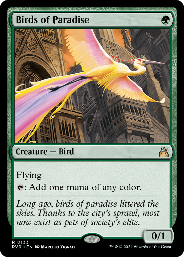 Birds of Paradise [Ravnica Remastered] | The Clever Kobold