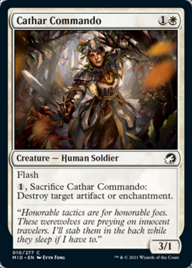 Cathar Commando [Innistrad: Midnight Hunt] | The Clever Kobold