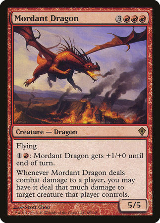 Mordant Dragon [Worldwake] | The Clever Kobold