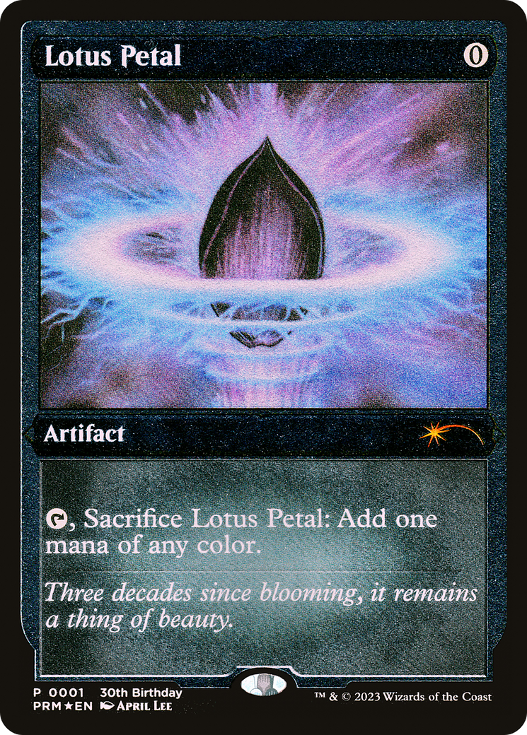 Lotus Petal (Foil Etched) [30th Anniversary Promos] | The Clever Kobold