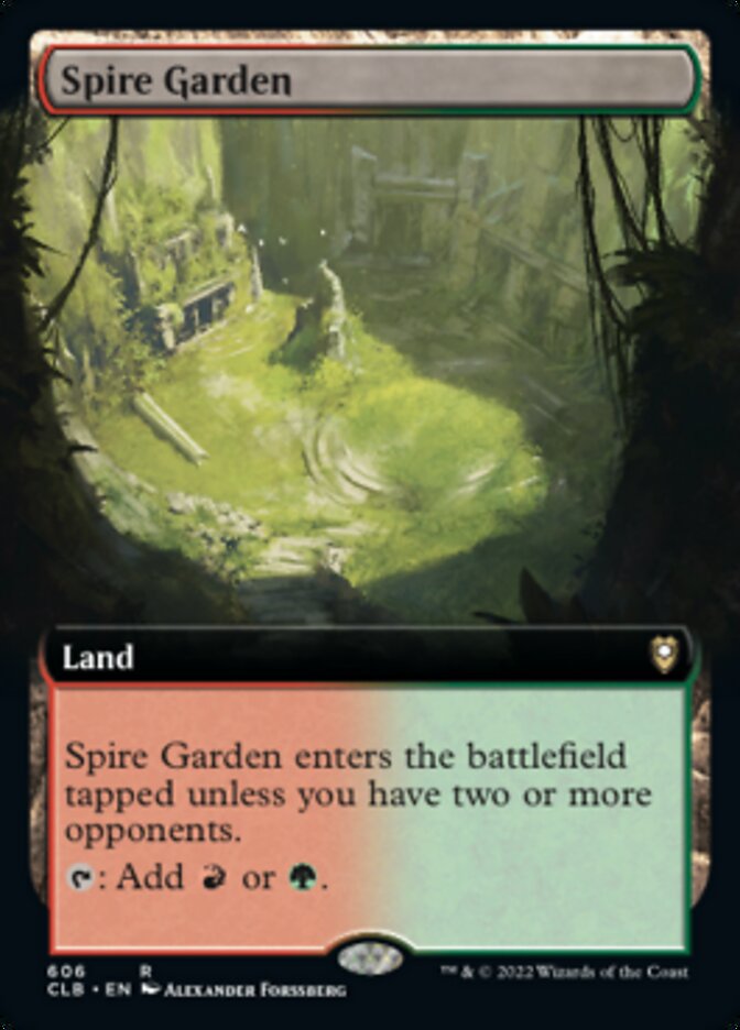 Spire Garden (Extended Art) [Commander Legends: Battle for Baldur's Gate] | The Clever Kobold